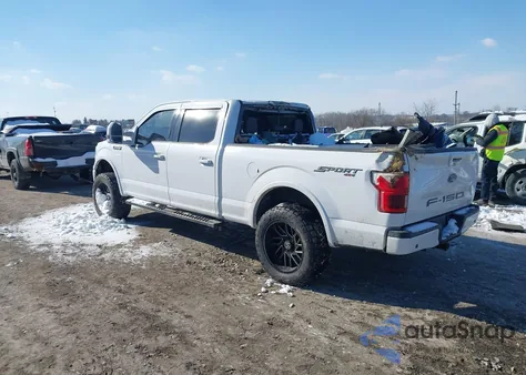 2019 Ford F-150 Lariat из США, поврежденный, VIN 1FTFW1E42KKC72440